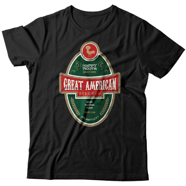 Nappy Beer Run Label Tee