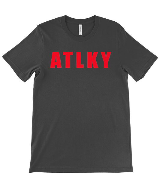 ATLKY Red & Dark Grey Heather Tee