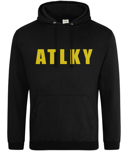 ATLKY Yellow on Black Hoodie