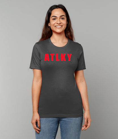 ATLKY Red & Dark Grey Heather Tee