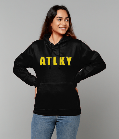 ATLKY Yellow on Black Hoodie