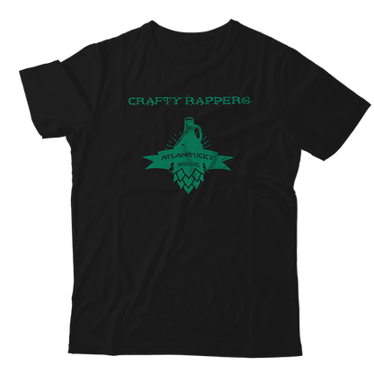 Crafty Rappers Tee Green Print
