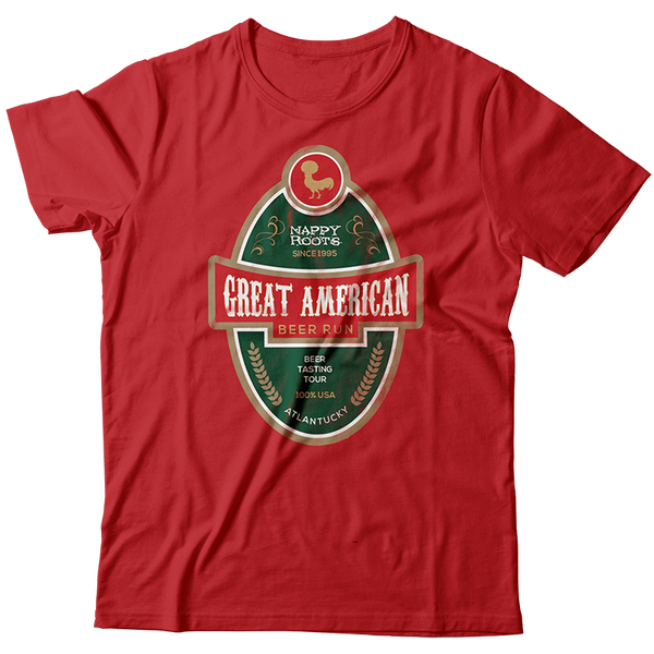 Nappy Beer Run Label Tee