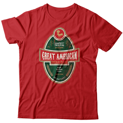 Nappy Beer Run Label Tee