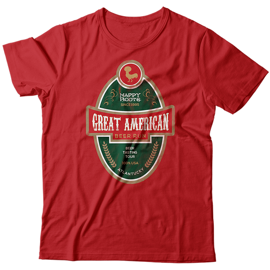 Nappy Beer Run Label Tee