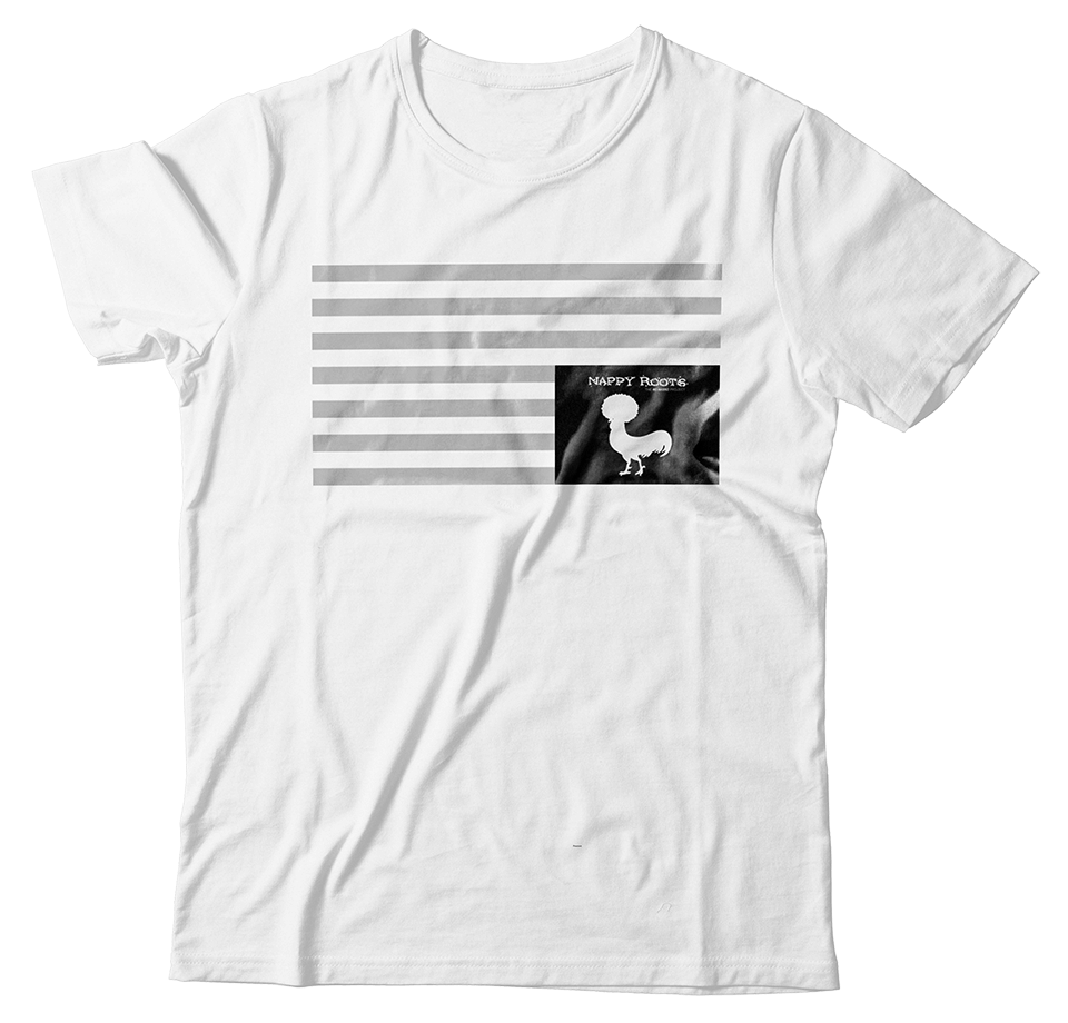 Nappy Flag White Tee